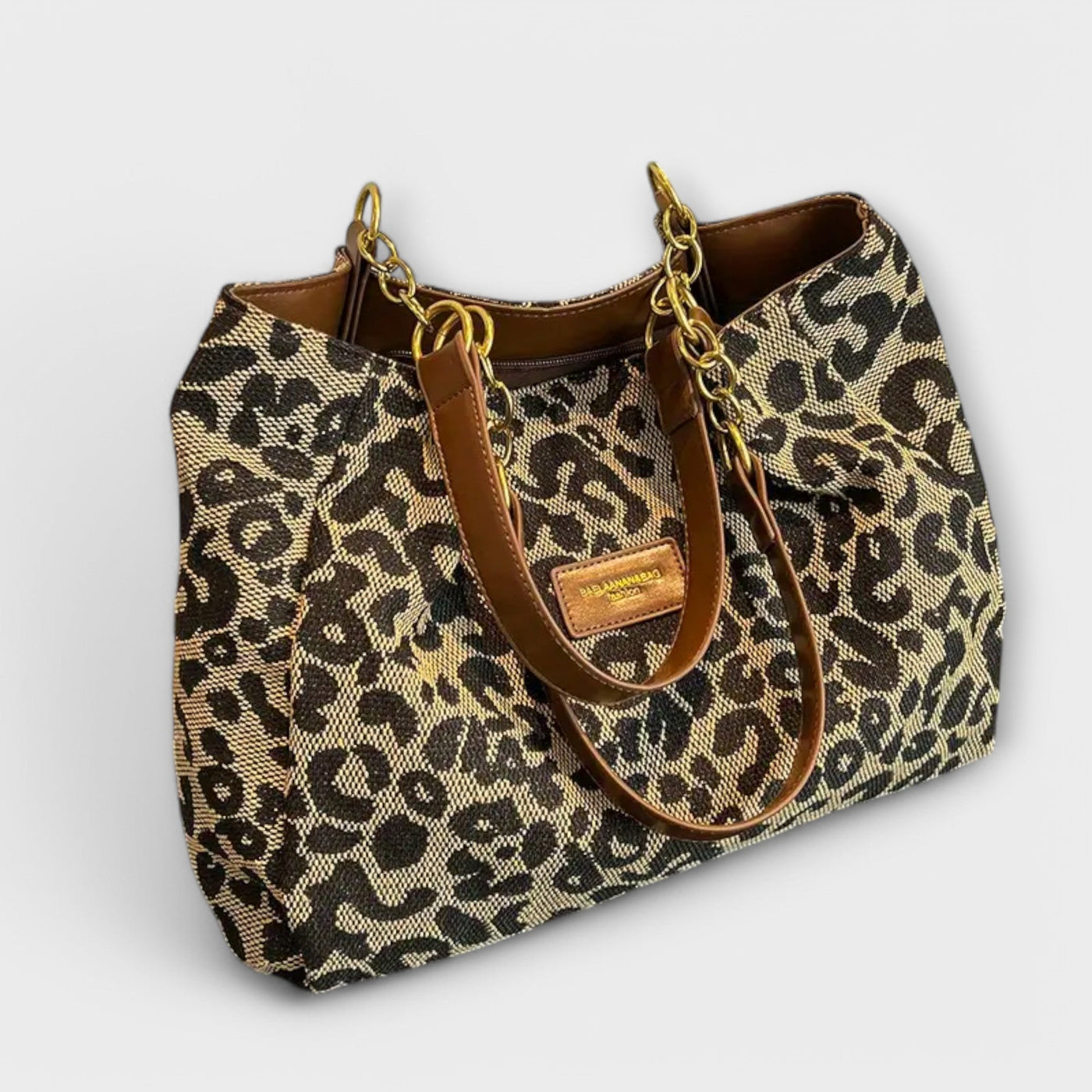 Amelie | Canvas Tote mit Leopardenmuster