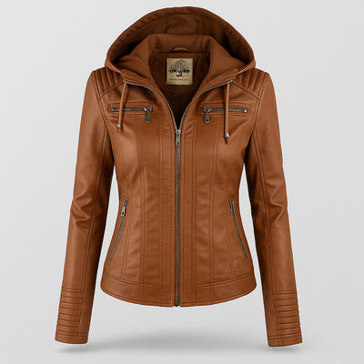 Briella - Robuste Lederjacke