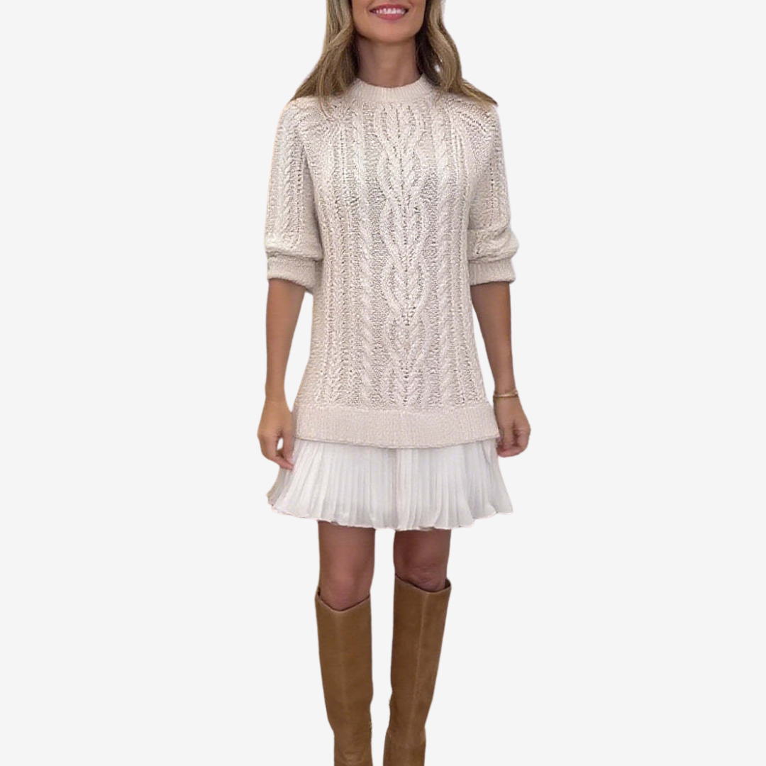 Sophie – Elegantes & Bequemes Strickkleid