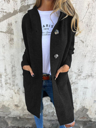 VIKTORIA – Elegante Kaschmir-Strickjacke mit Knopfdetails