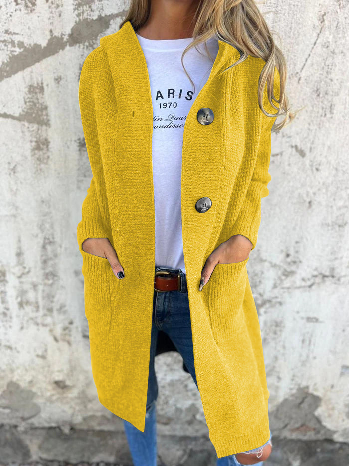 VIKTORIA – Elegante Kaschmir-Strickjacke mit Knopfdetails