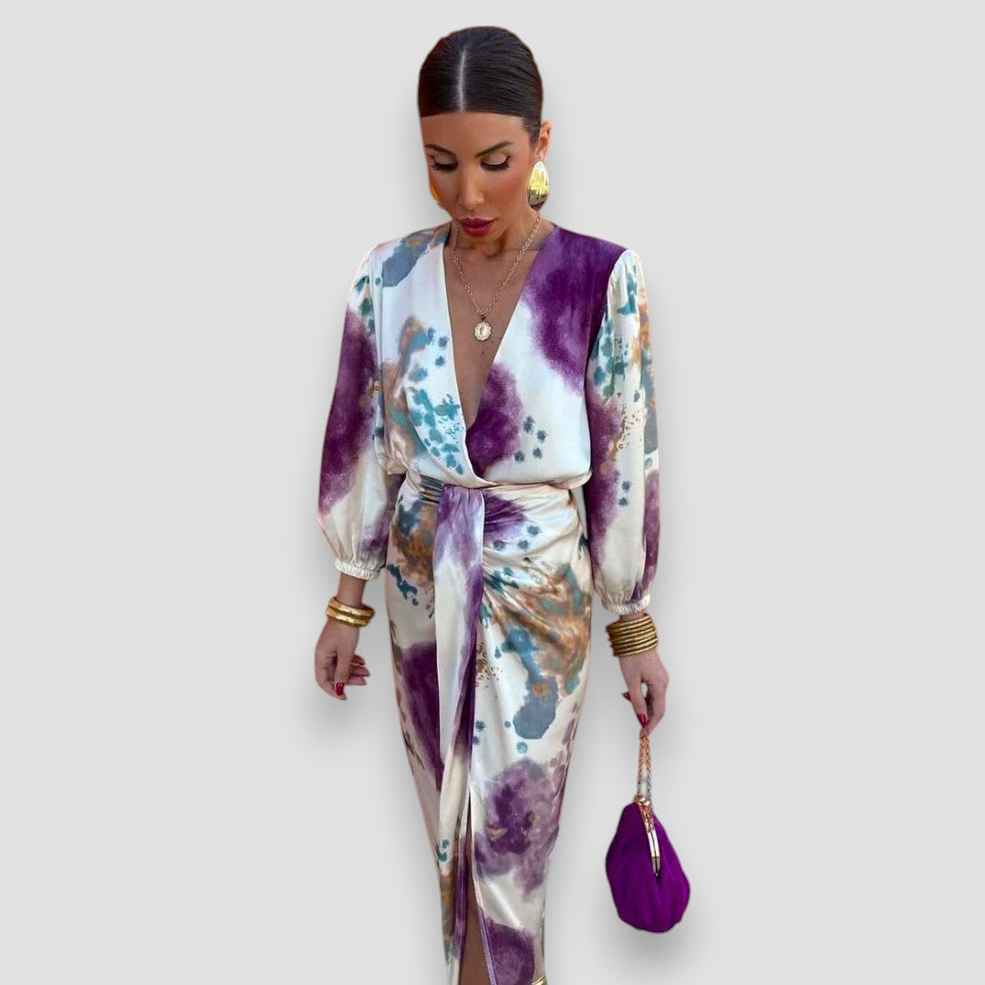 Larissa | Kleid mit V-Ausschnit