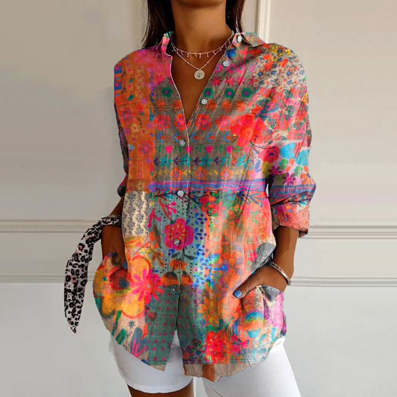 Lina | Florale Bluse