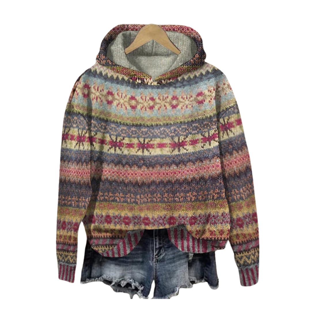 Sophia | Zeitloses Muster Hoodie