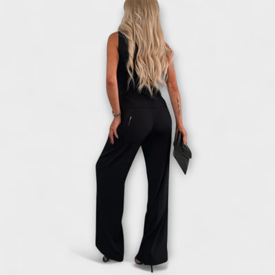 Wilhelmina | Elegantes Set mit ärmellosem Chic