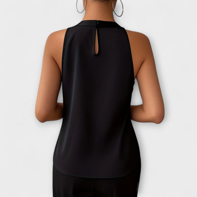 Skye | Satinbluse mit Off-Shoulder-Design