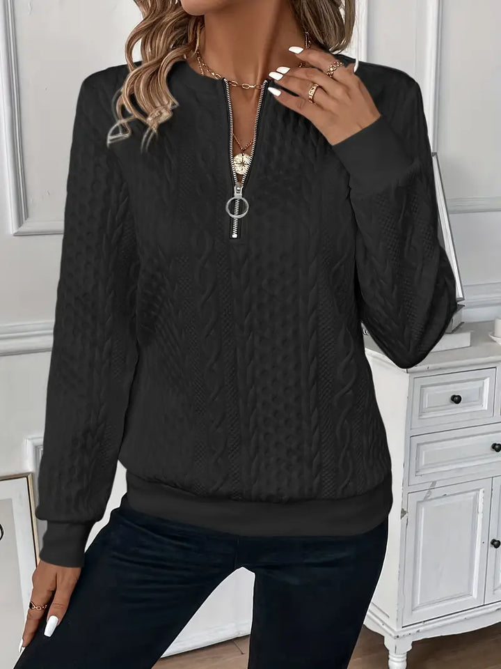 RIKE - STRICKPULLOVER MIT REISSVERSCHLUSS