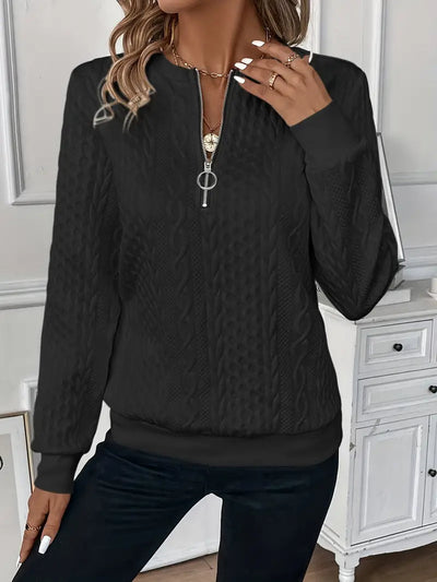 RIKE - STRICKPULLOVER MIT REISSVERSCHLUSS