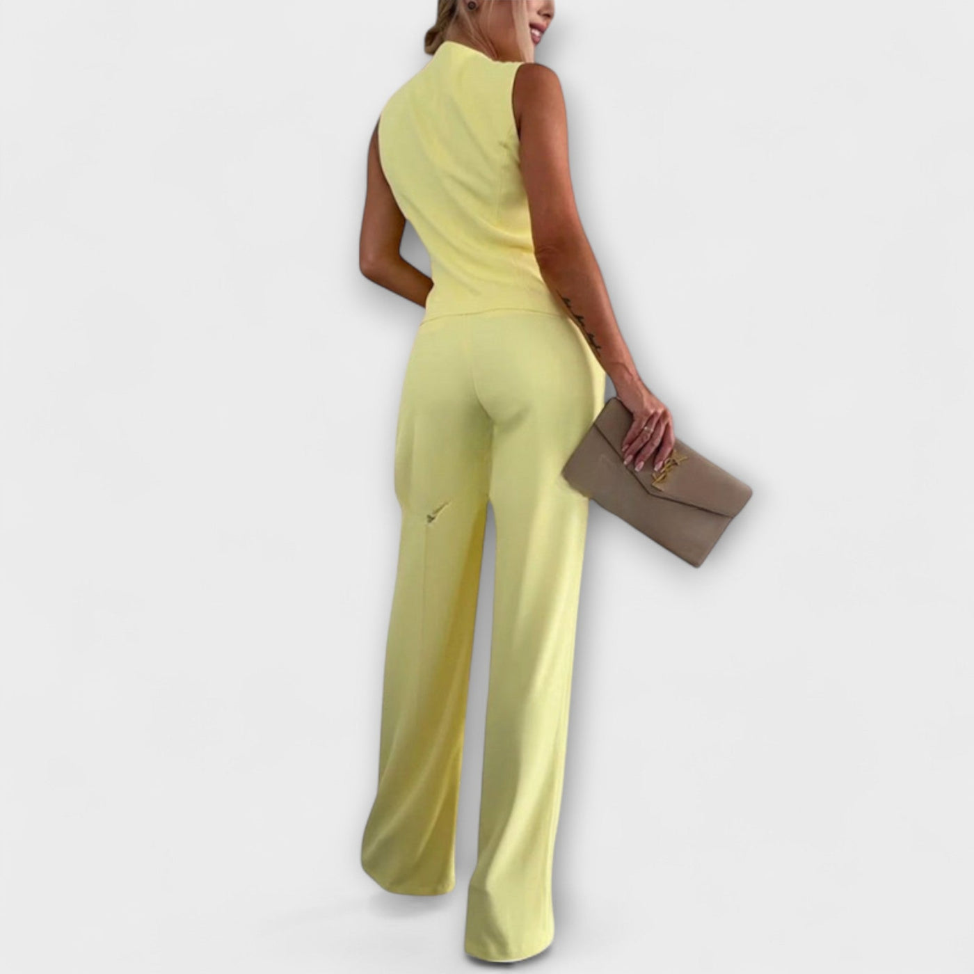 Wilhelmina | Elegantes Set mit ärmellosem Chic