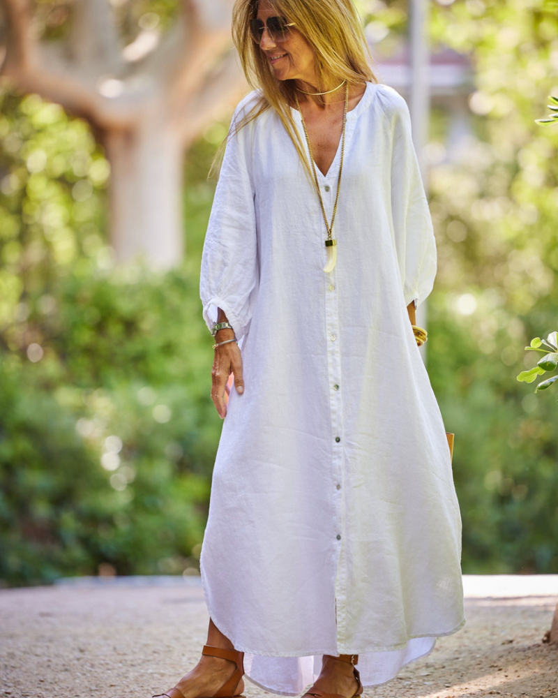 Alba | Weißes Sommerkleid