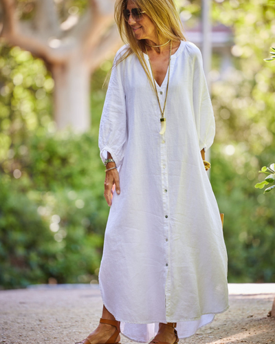 Alba | Weißes Sommerkleid