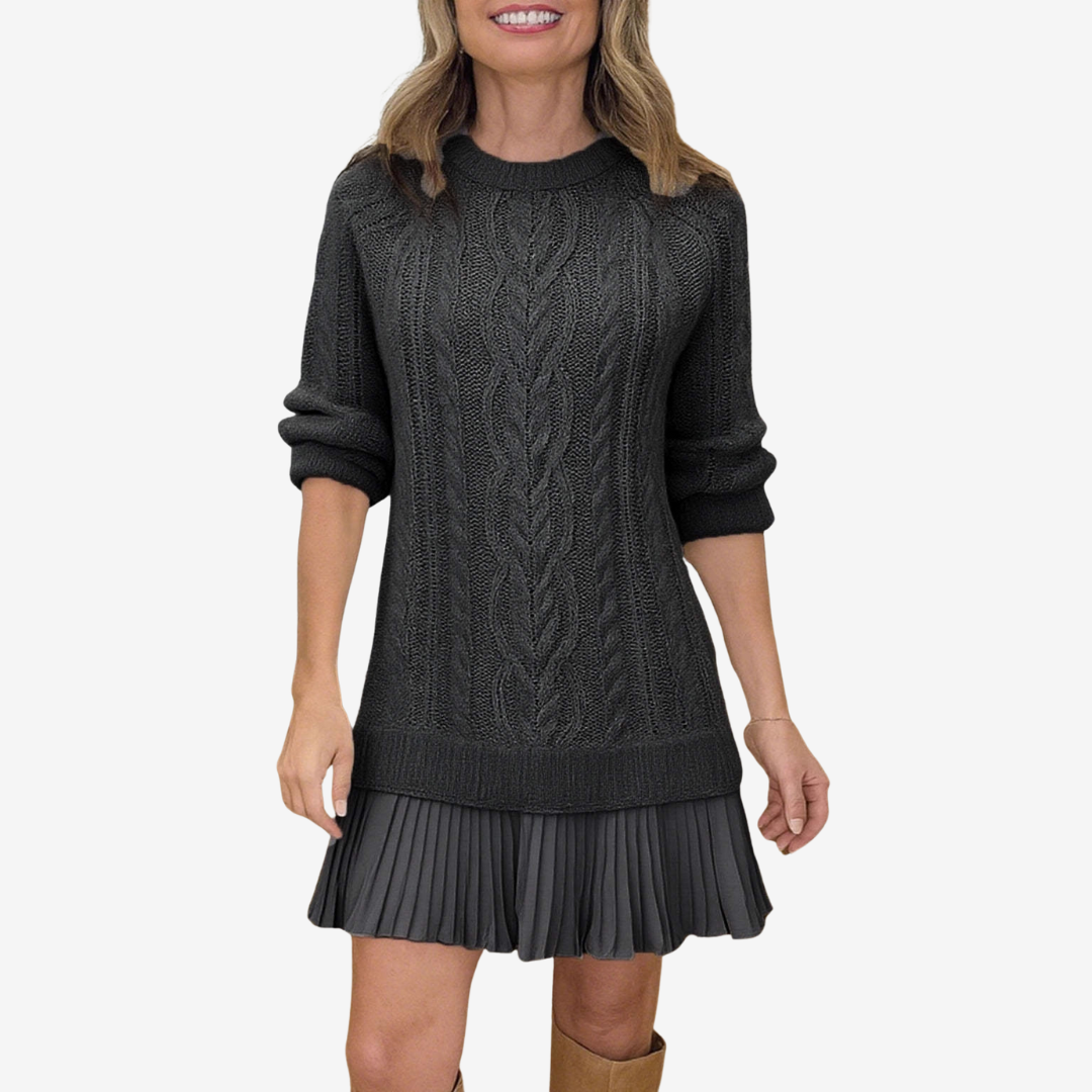 Sophie – Elegantes & Bequemes Strickkleid