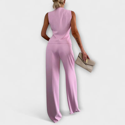 Wilhelmina | Elegantes Set mit ärmellosem Chic