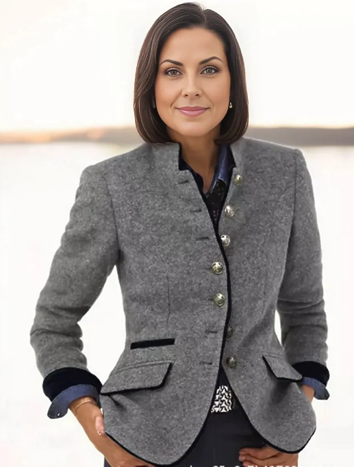 Mariska - Farbiger Chic-Mantel