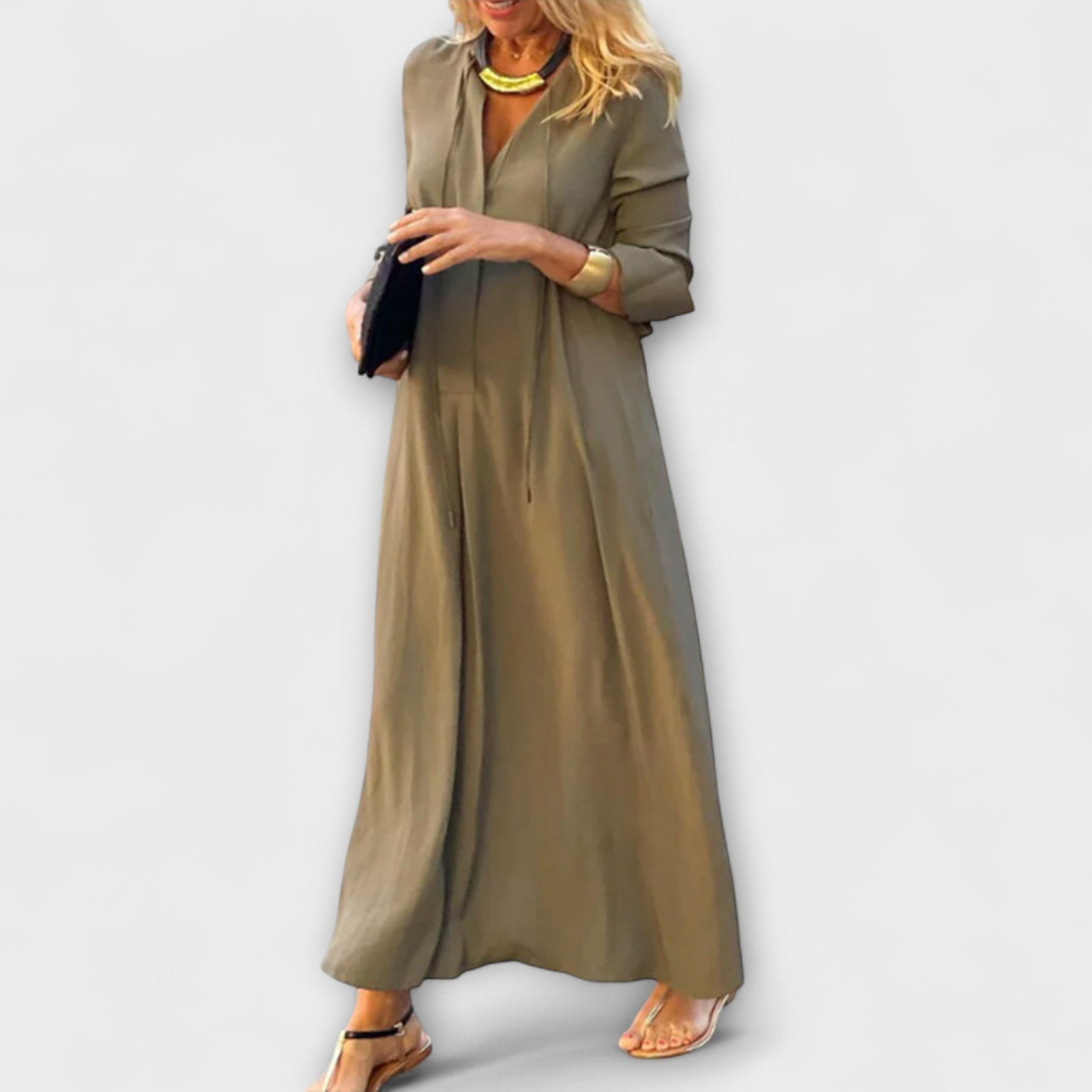Lilia | Bequemes Maxikleid