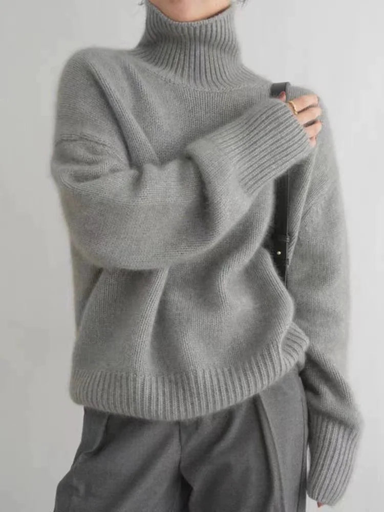 Isabella – Eleganter Rollkragenpullover