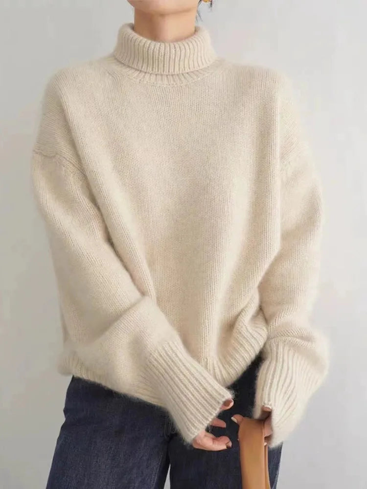 Isabella – Eleganter Rollkragenpullover