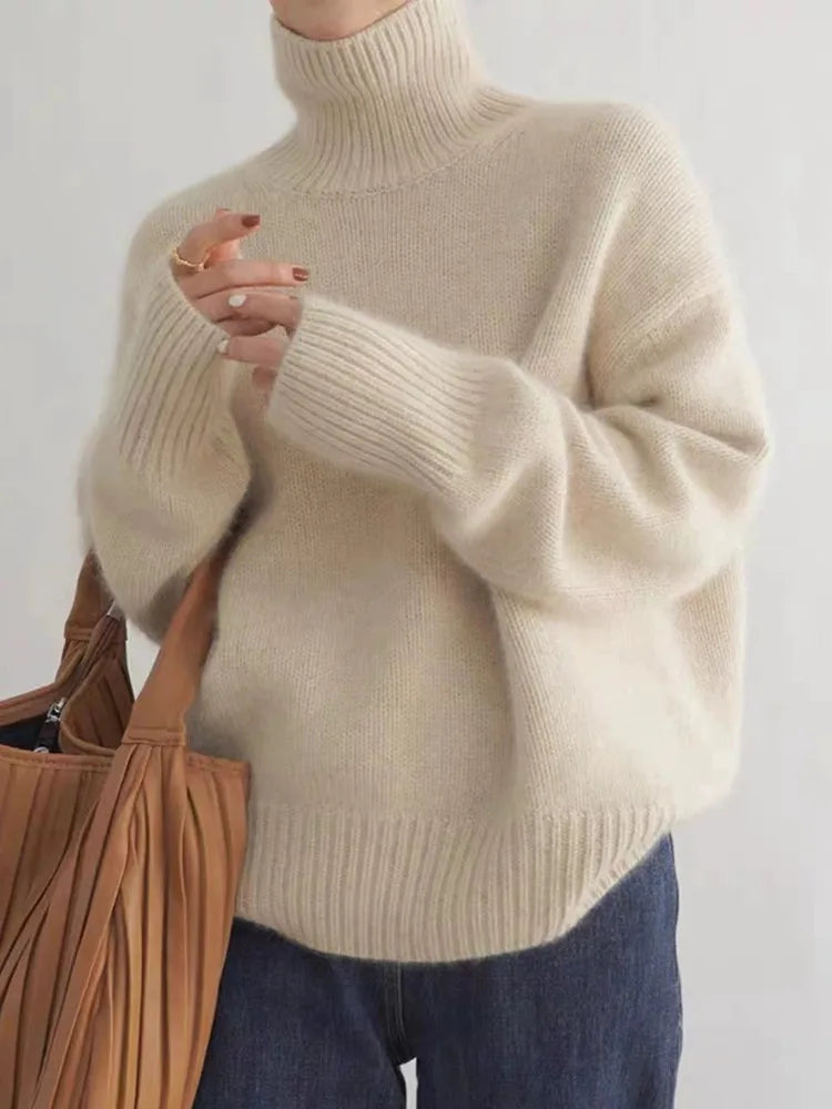 Isabella – Eleganter Rollkragenpullover