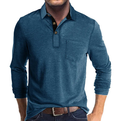Jörg | Langarmshirt in Unifarbe