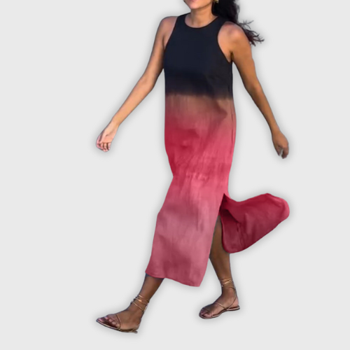 Delia | Ombre Maxikleid
