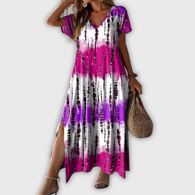 Mira | Lässiges Batik-Kleid
