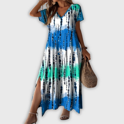 Mira | Lässiges Batik-Kleid