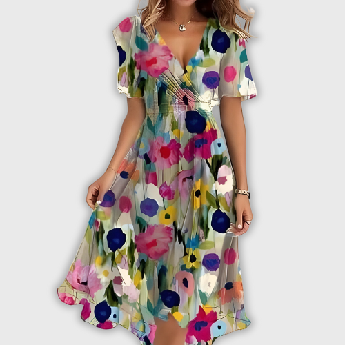 Evinda | Luftiges Sommerstil Kleid