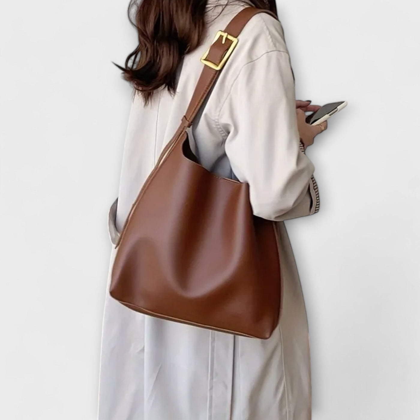 Amelie | Elegante Lederschultertasche