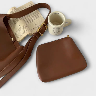 Amelie | Elegante Lederschultertasche