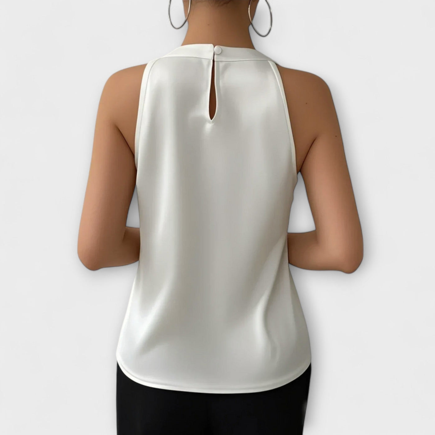 Skye | Satinbluse mit Off-Shoulder-Design