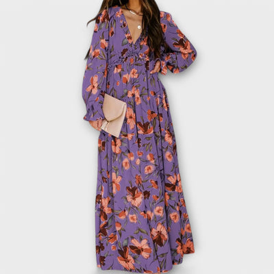Helen | Maxikleid mit Blumendruck