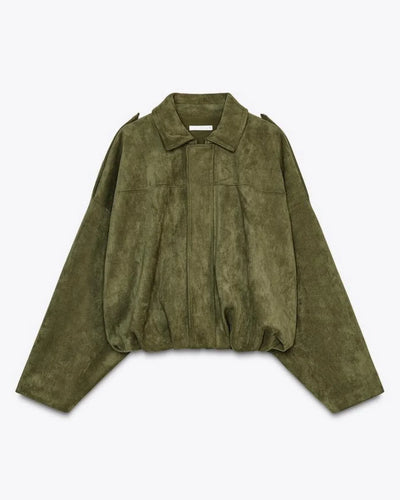 Anneliese | Bomberjacke aus Wildleder