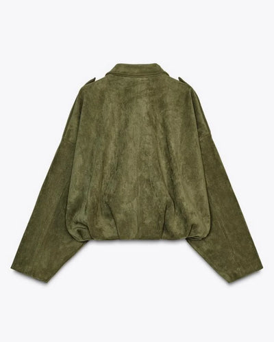Anneliese | Bomberjacke aus Wildleder