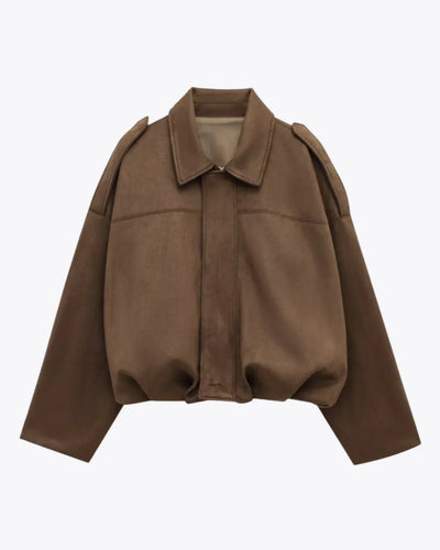 Anneliese | Bomberjacke aus Wildleder