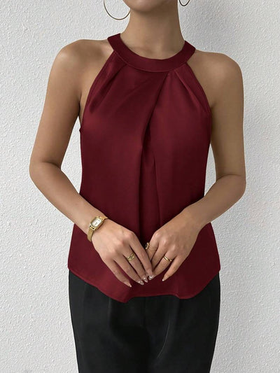 Skye | Satinbluse mit Off-Shoulder-Design