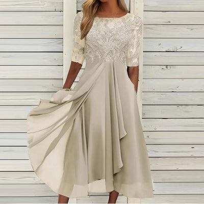 Fiorella | Kleid mit Spitzenoberteil