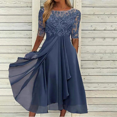 Fiorella | Kleid mit Spitzenoberteil