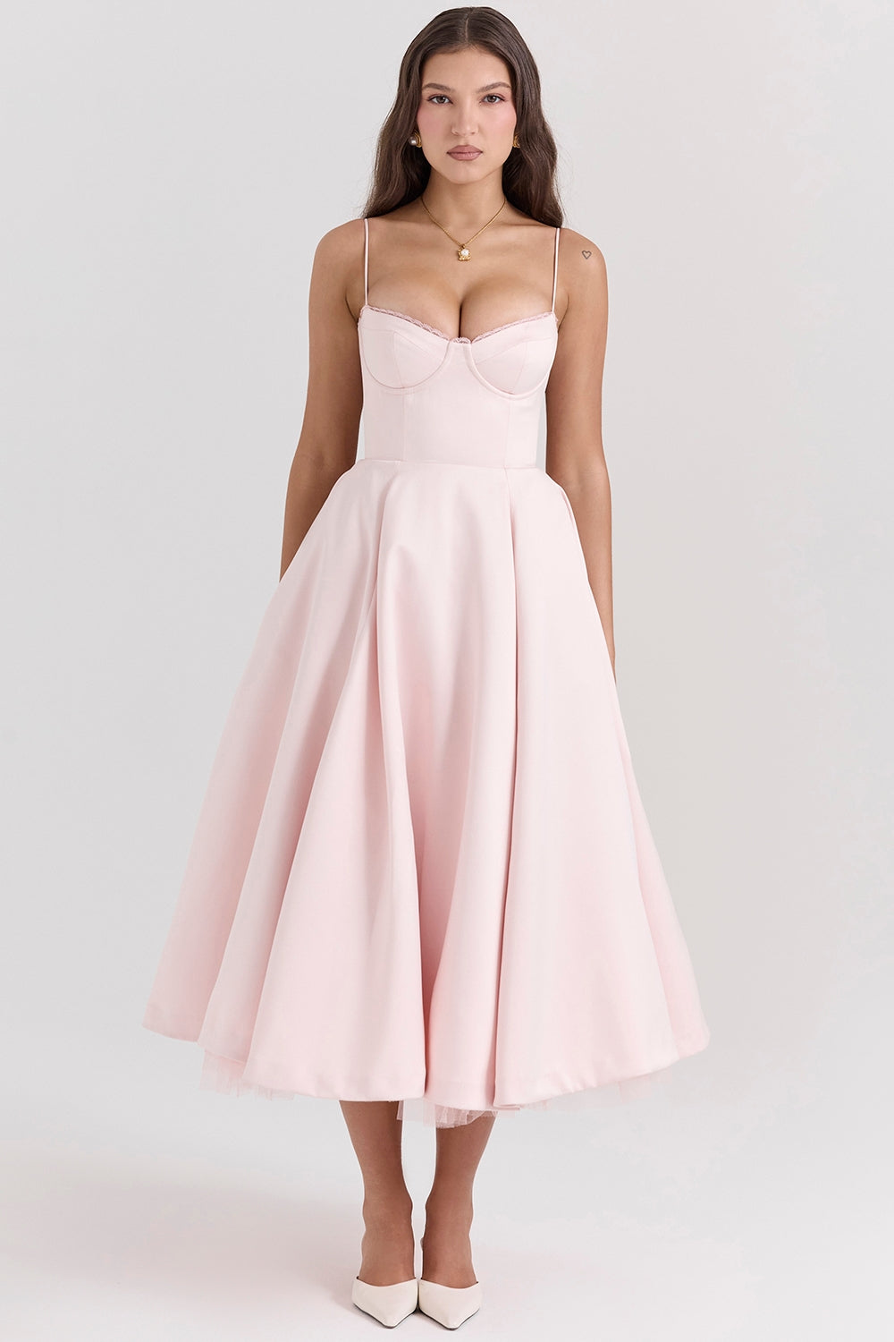 Alina | Elegantes Midikleid mit Trägern