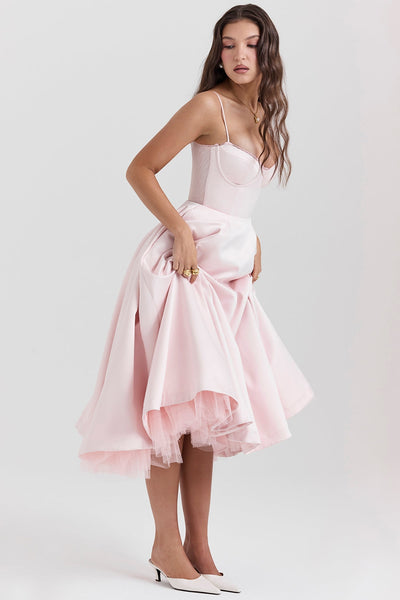 Alina | Elegantes Midikleid mit Trägern