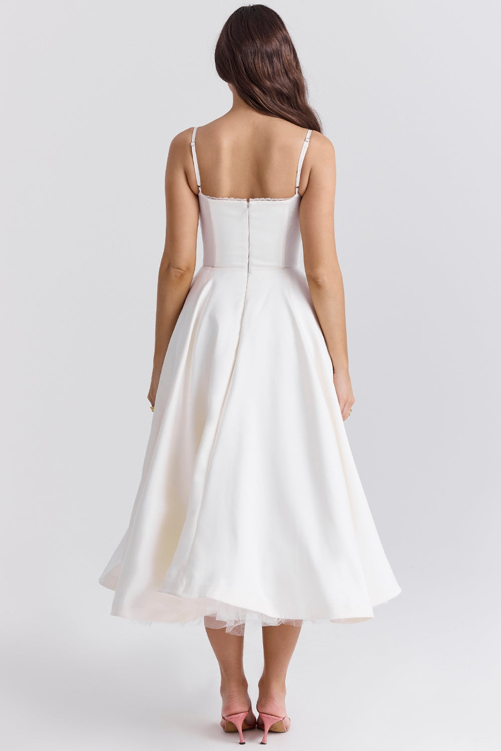 Alina | Elegantes Midikleid mit Trägern