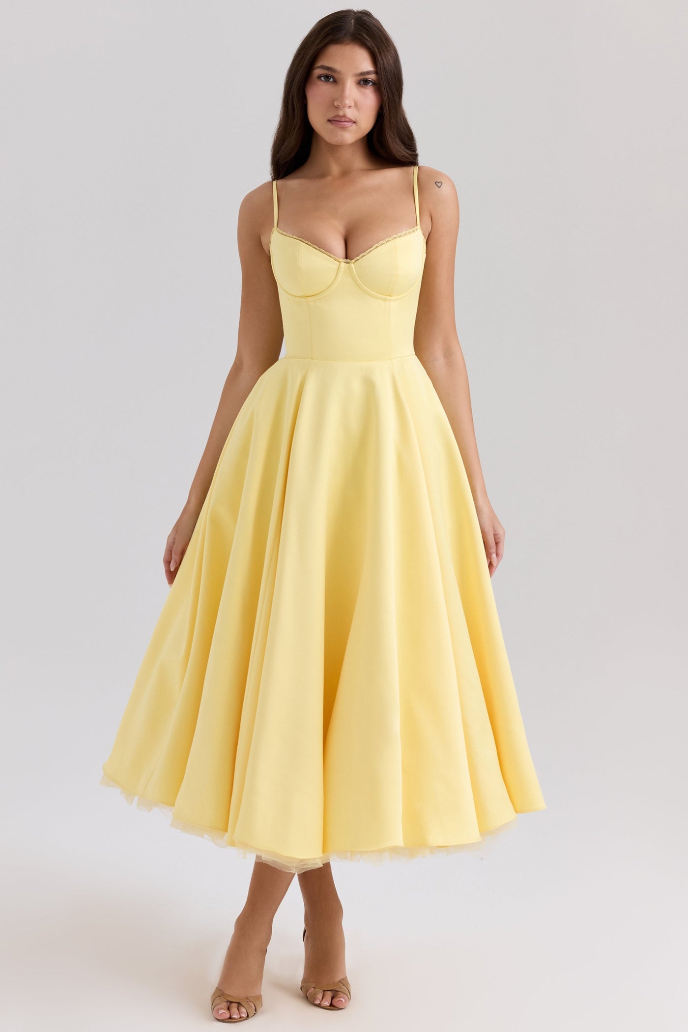Alina | Elegantes Midikleid mit Trägern
