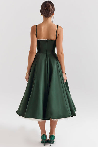 Alina | Elegantes Midikleid mit Trägern