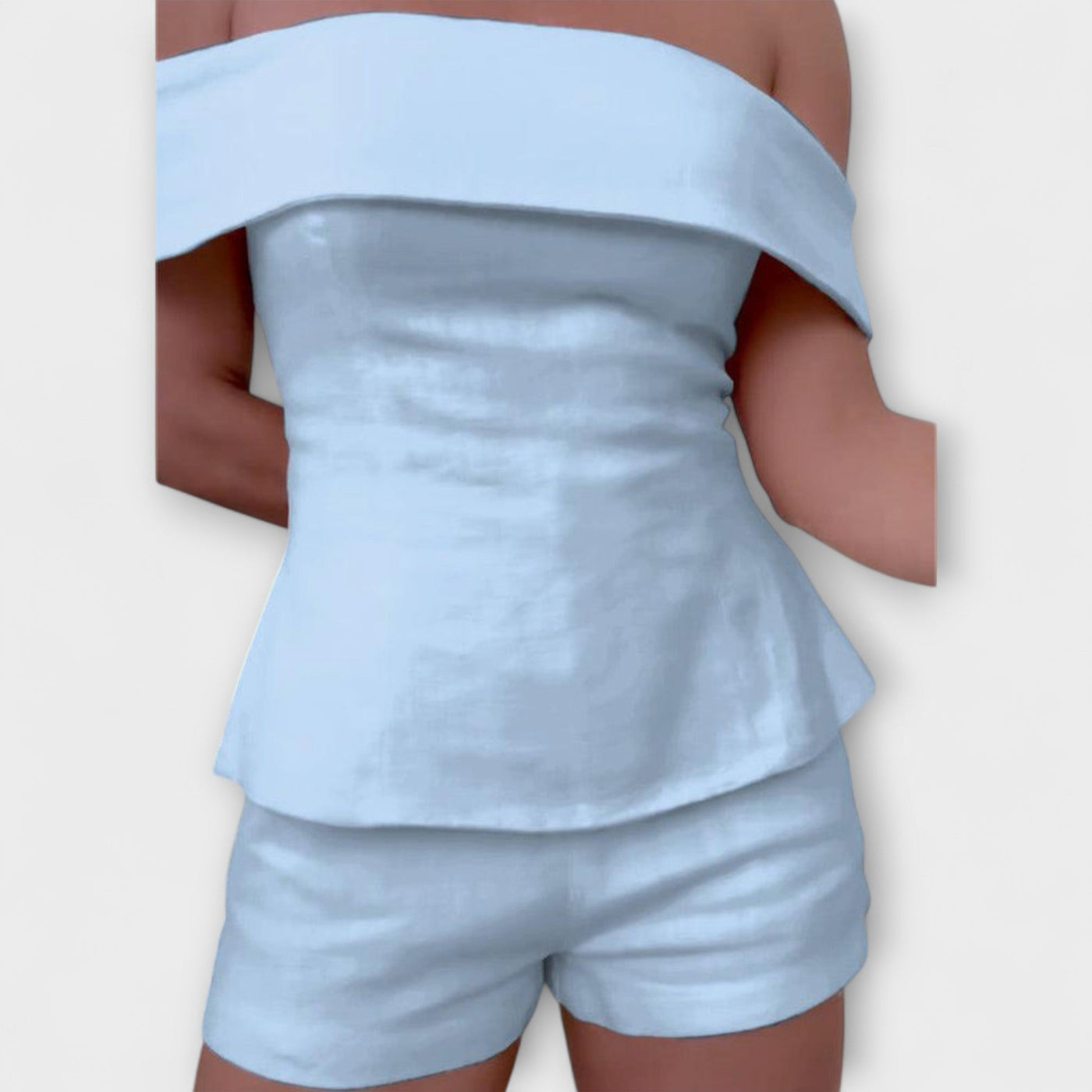 Olivia | Helles Zweiteiler-Set mit natürlichem Flair