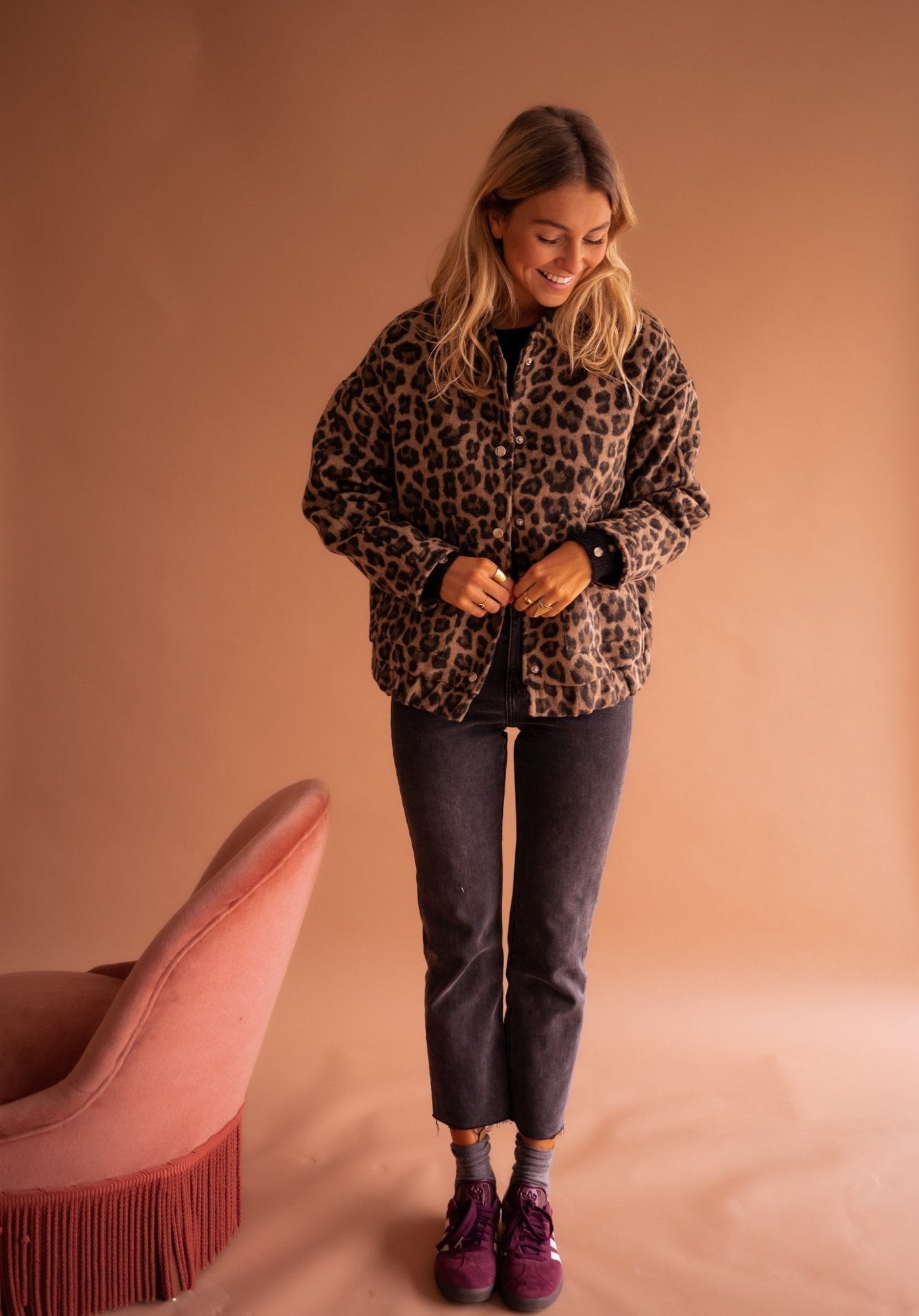 Charlene – Trendige Leopardenjacke