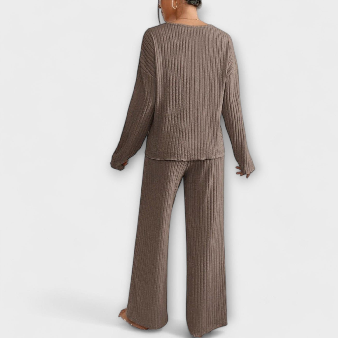 Elina | Geripptes Loungset