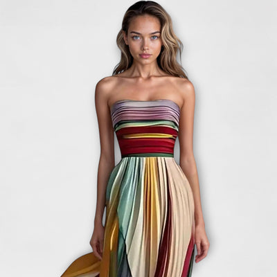 Flora | Langes Kleid aus Premiumstoff