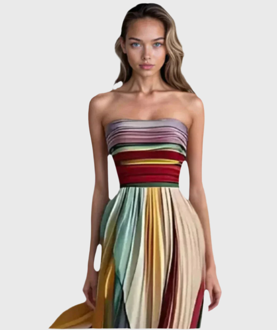 Sorella | Bandeau-Maxikleid